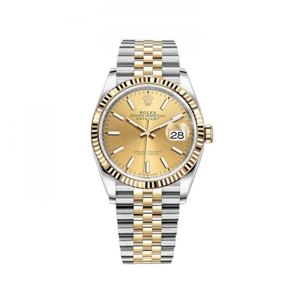 Rolex Datejust 36mm 126233-0015 Yellow Dial