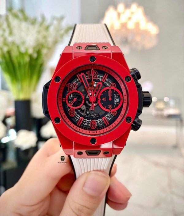 HUBLOT BIG BANG UNICO RED MAGIC FLYBACK CHRONOGRAPH 45MM LIMITED EDITION USED