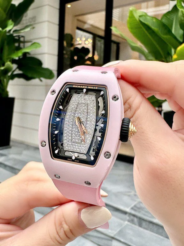 Richard Mille RM 07 01 Pink Ceramic Diamond Dial