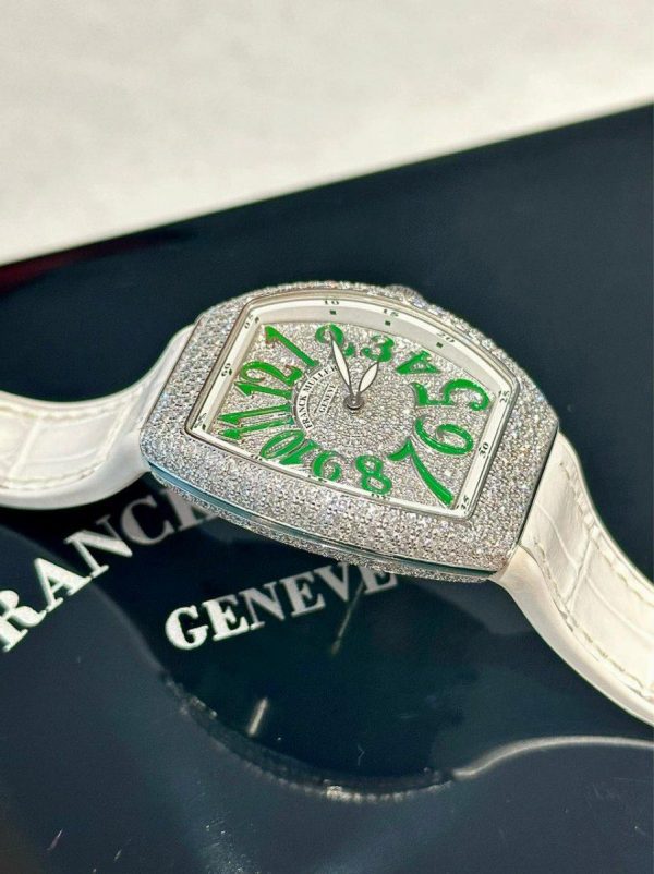 Franck Muller Vanguard V32 Green Diamond used