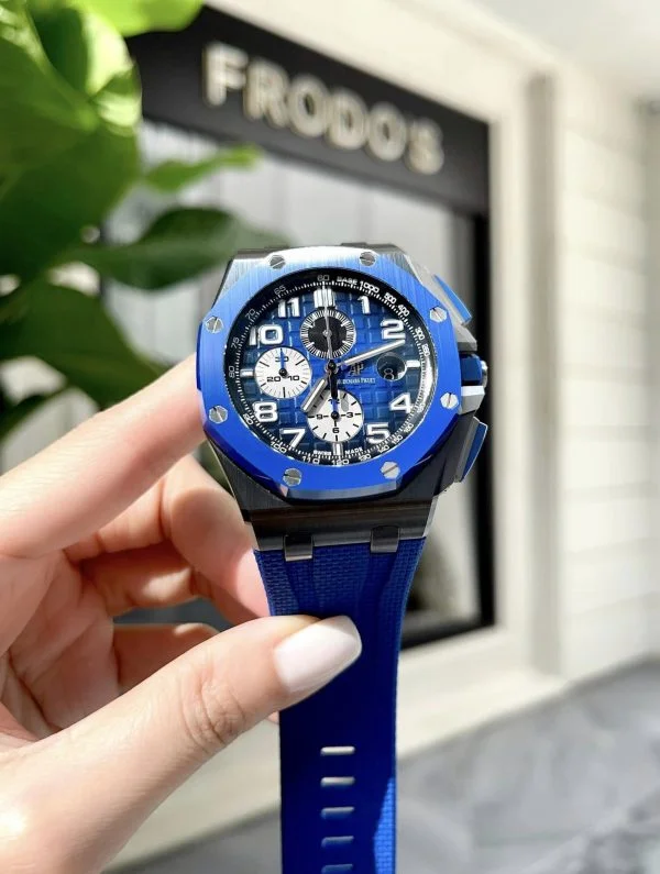 Audemars Piguet Royal Oak Offshore 26405CE Blue Dial Used ch h ng