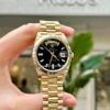 Rolex Day-Date 40mm Yellow Gold Onyx Baguette 228238-0059
