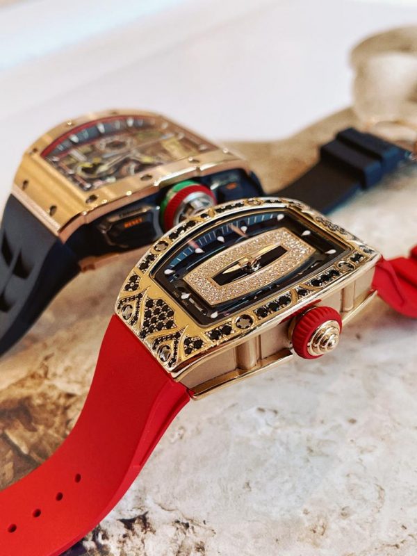 Richard Mille RM 07-01 Rose Gold Hoa văn Used