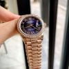 Rolex Datejust Lady Rose Gold Aubergine Six Dial
