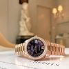 Rolex Datejust Lady Rose Gold Aubergine Six Dial