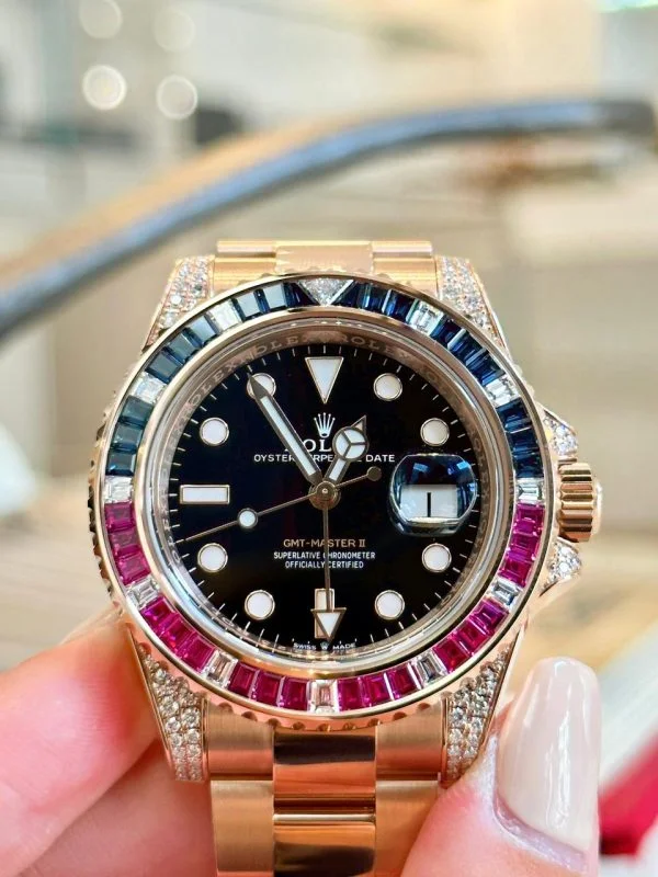 Rolex GMT Master II Everose Gold 126755Saru Used