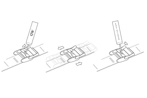Điều chỉnh dây đồng hồ kim loại dạng lưới - Cách đeo đồng hồ dây kim loại 