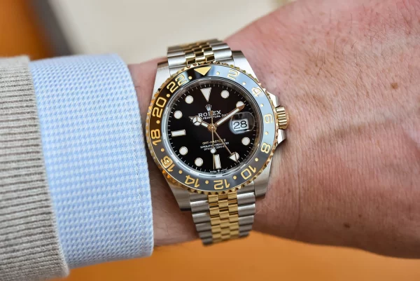 Rolex GMT-Master II Yellow Gold/Steel Black Dial Ceramic Bezel Oyster Brace - 126713grnr-0001 new 2023