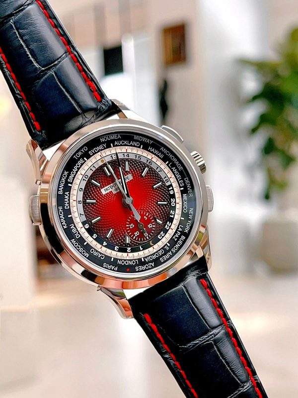 Patek Philippe World Time Chronograph 18k White Gold 5930G-011 Singapore New