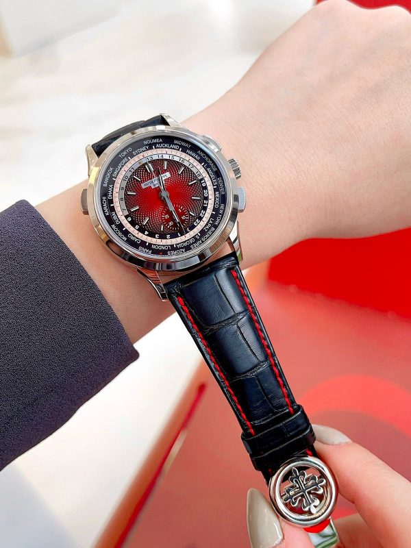 Patek Philippe World Time Chronograph 18k White Gold 5930G-011 Singapore New
