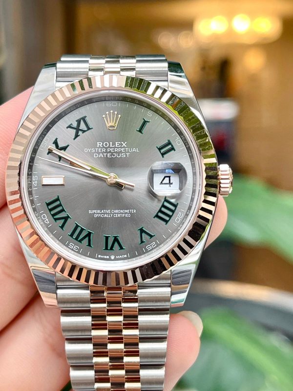 Rolex datejust 41mm 126331-0016 Wimbledon Used 2019