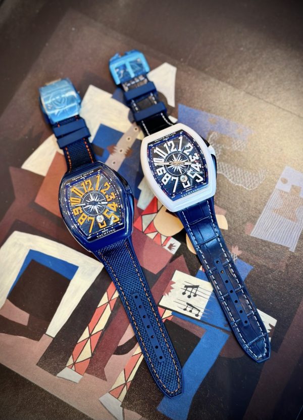 Franck Muller Vanguard V45 White ceramic new chờ hàng