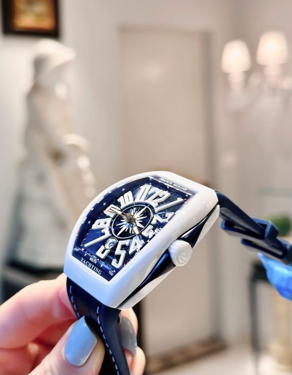Franck Muller Vanguard V45 White ceramic new chờ hàng
