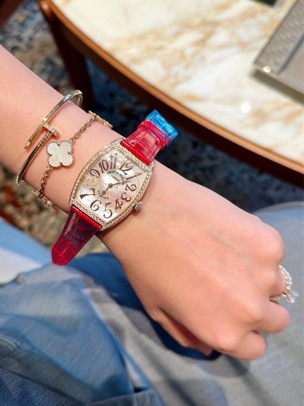 Franck Muller FM Cintree Curvex Diamonds MOP New có sẵn