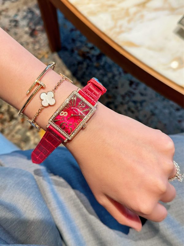 Franck Muller FM 952 Rose Gold 8 Diamonds Red new có sẵn