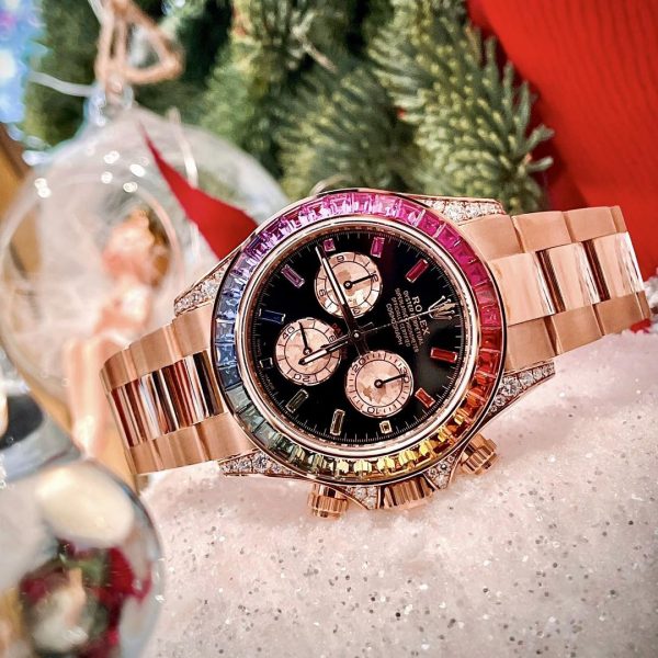 Rolex Oyster Perpetual Cosmograph Daytona Rainbow 116595