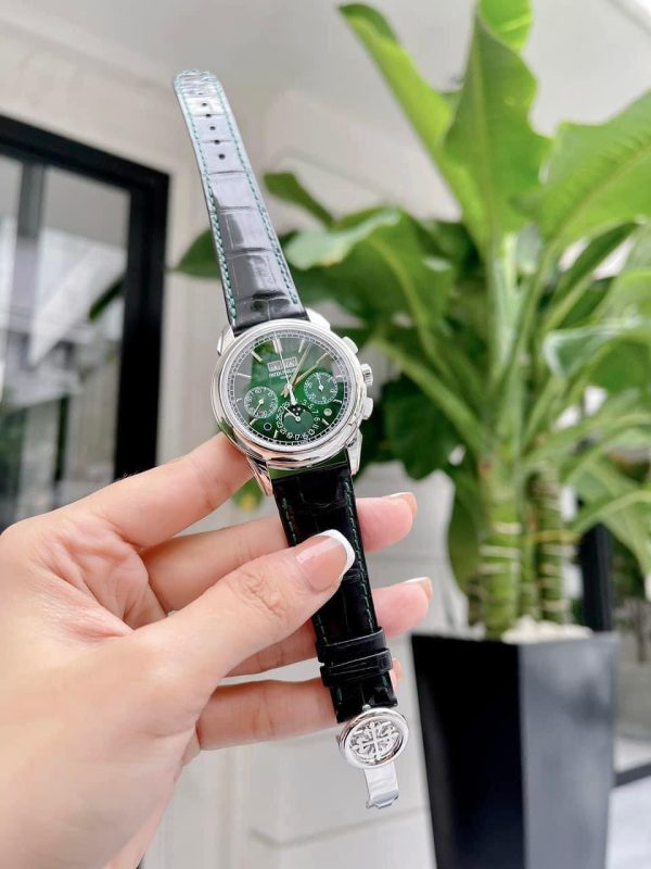 Patek Philippe Grand Complications 5270P-014 Green Perpetual Calendar Chronograph