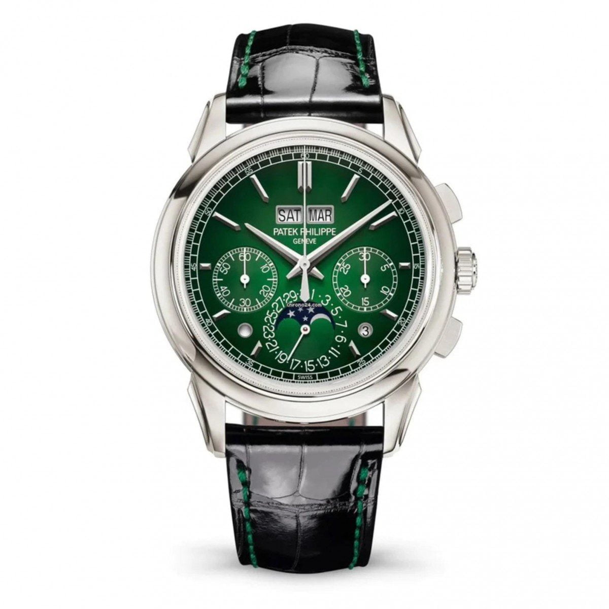 Patek Philippe Grand Complications 5270P-014 Green Perpetual Calendar Chronograph