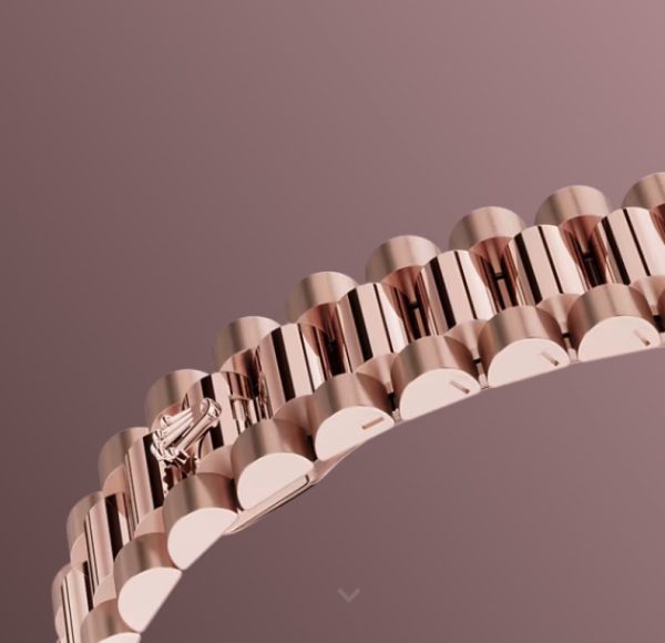 Rolex Day-Date Everose Gold 228345RBR-0025 Ombre Brand new 2024