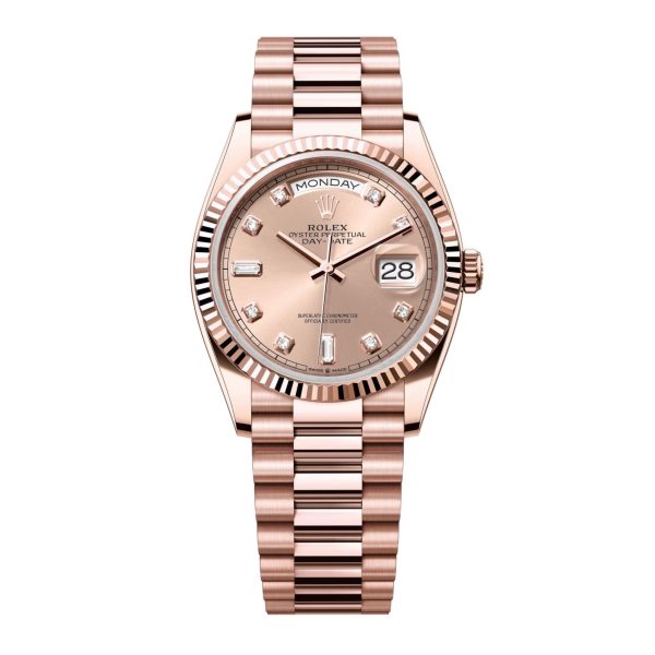 Rolex Everose Gold Day-Date 128235-0009 Brand new 2024
