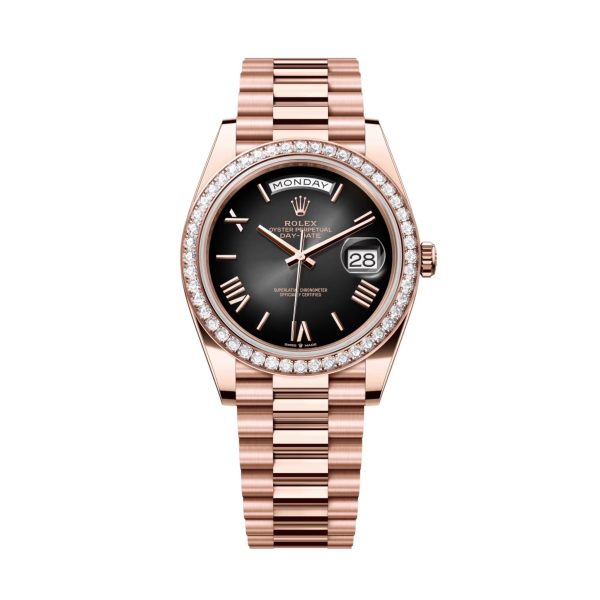 Rolex Day-Date Everose Gold 228345RBR-0025 Ombre Brand new 2024