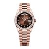 Rolex Everose Gold Day-Date 128345RBR-0075 Brand new 2024