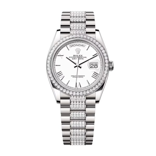 Rolex Day-Date White Gold 128349RBR-0044 Brand new 2024