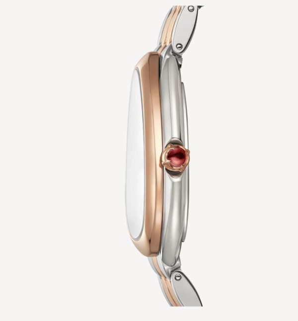 BVLGARI SERPENTI SEDUTTORI BLACK DIAL ROSE GOLD AND STEEL