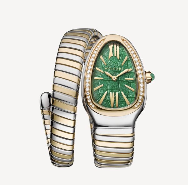 BVLGARI SERPENTI TUBOGAS GREEN DIAL