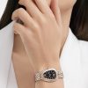 BVLGARI SERPENTI SEDUTTORI BLACK DIAL ROSE GOLD AND STEEL