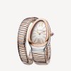 BVLGARI SERPENTI TUBOGAS WHITE DIAL STEEL AND ROSE GOLD