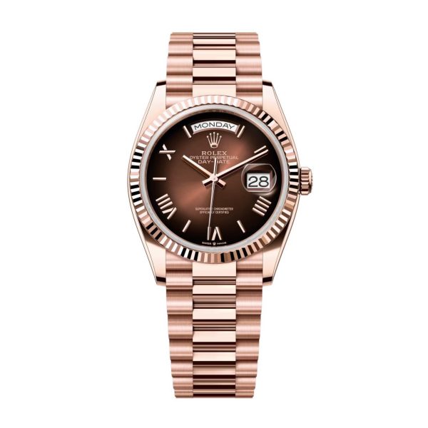 Rolex Everose Gold Day-Date 128235-0075 Brand new 2024