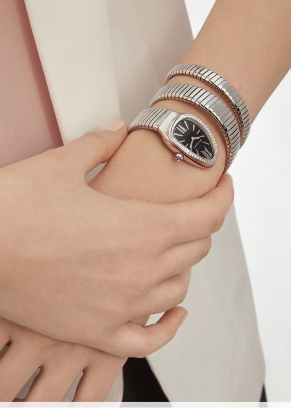 BVLGARI SERPENTI TUBOGAS BLACK DIAL