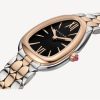 BVLGARI SERPENTI SEDUTTORI BLACK DIAL ROSE GOLD AND STEEL