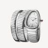 BVLGARI SERPENTI TUBOGAS WHITE DIAL DIAMONDS