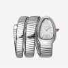 BVLGARI SERPENTI TUBOGAS WHITE DIAL DIAMONDS