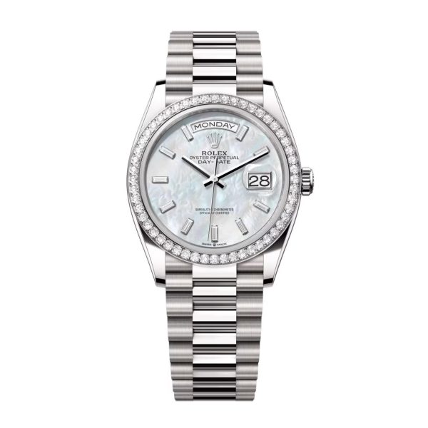 Rolex Day-Date White Gold 128349RBR-0049 Brand new 2024