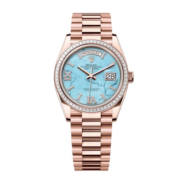 Rolex Everose Gold Day-Date 128395TBR-0018 Brand new 2024