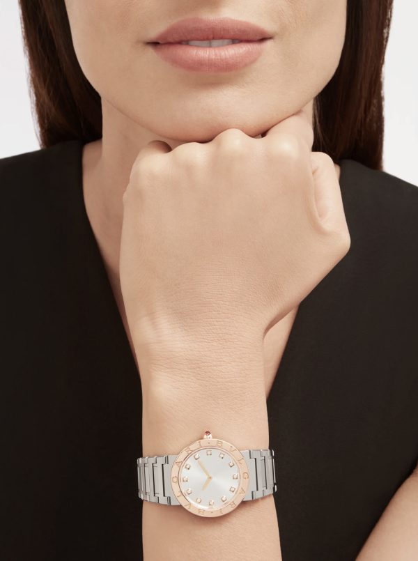 BVLGARI BVLGARI STEEL & ROSE GOLD