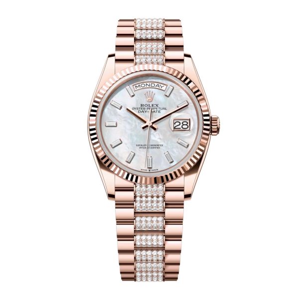 Rolex Everose Gold Day-Date 128235-0079 Brand new 2024