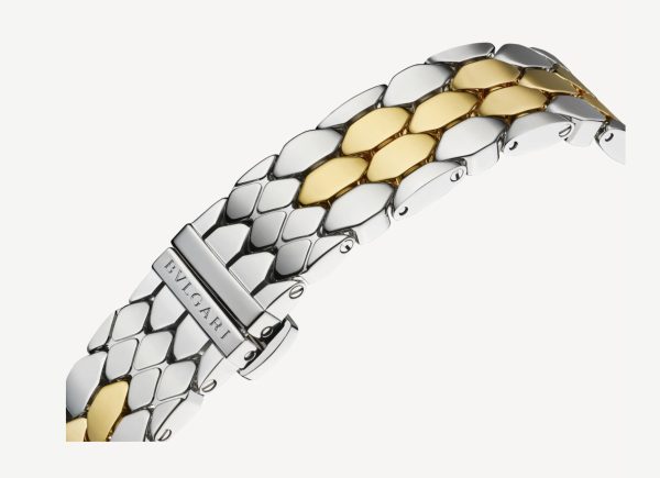 BVLGARI SERPENTI SEDUTTORI STEEL & YELLOW GOLD DIAMONDS