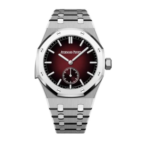 Royal Oak Minute Repeater Supersonnerie Burgundy Dial Titanium Bracelet