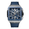 HUBLOT SQUARE BANG UNICO TITANIUM BLUE CERAMIC
