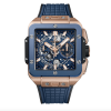 HUBLOT SQUARE BANG UNICO KING GOLD BLUE CERAMIC