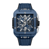 HUBLOT SQUARE BANG UNICO BLUE CERAMIC