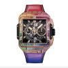 HUBLOT SQUARE BANG UNICO KING GOLD RAINBOW