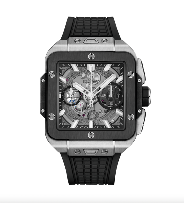 HUBLOT SQUARE BANG UNICO TITANIUM CERAMIC