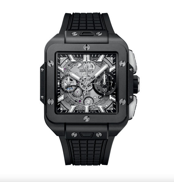 HUBLOT SQUARE BANG UNICO BLACK MAGIC