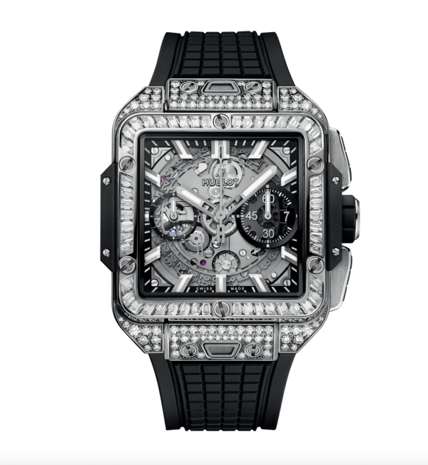 HUBLOT SQUARE BANG UNICO TITANIUM JEWELLERY