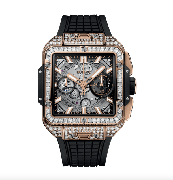 HUBLOT SQUARE BANG UNICO KING GOLD JEWELLERY